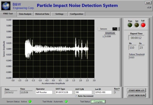 Particle Impact Noise Detection